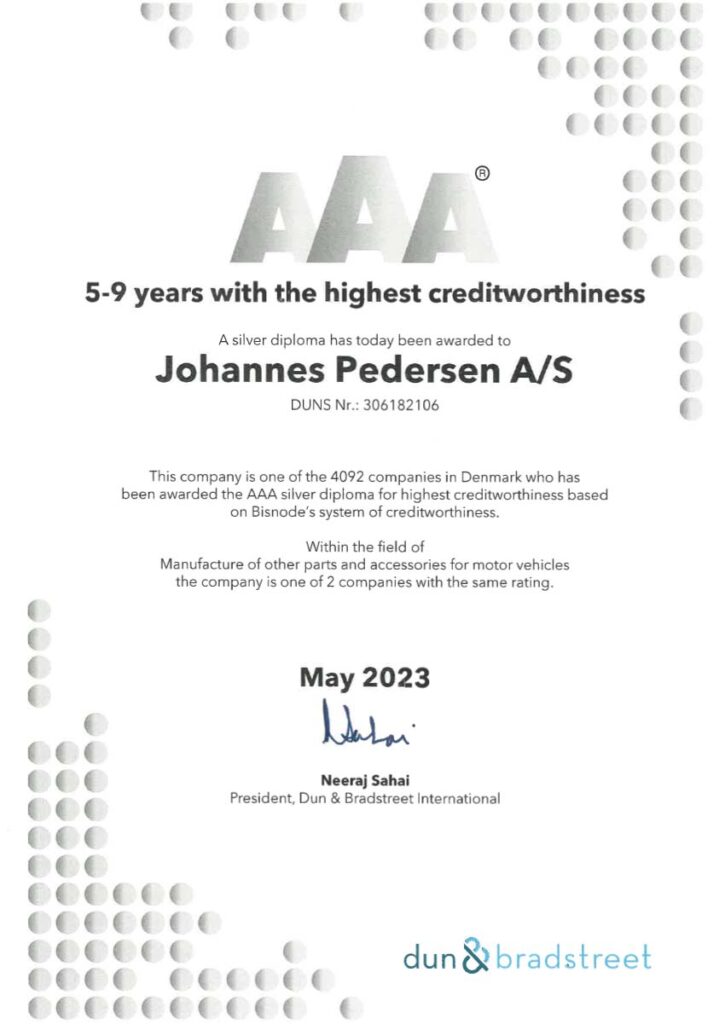 AAA Certifikat